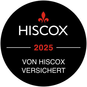 Hiscox Versicherungssiegel 2025